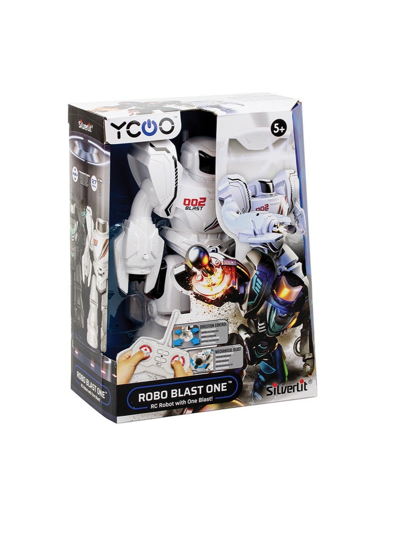 ROBO BLAST ONE REMOTE CONTROL ROBOT WHITE