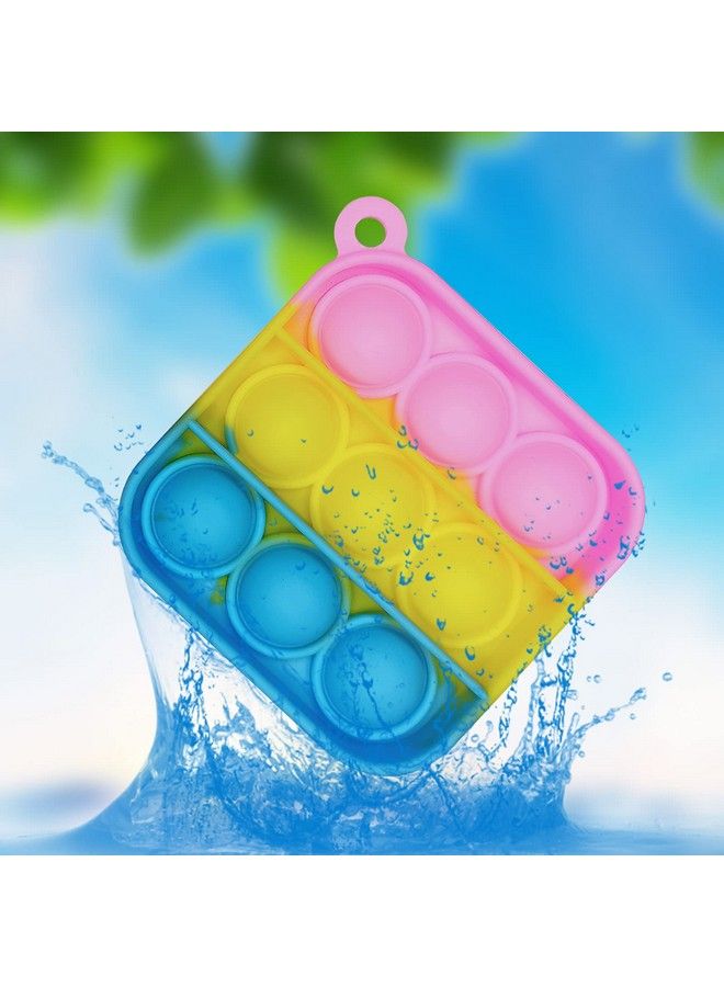 60 Pcs Mini Pop Bubble Fidget Toys For Party Favors, Small Silicone Pop Keychain Bulk For Classroom Prizes,Goodie Bag Stuffers Christmas Valentine Gifts For Kid Student