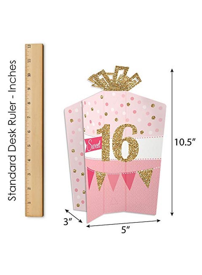 Sweet 16 Table Decorations 16Th Birthday Party Fold And Flare Centerpieces 10 Count