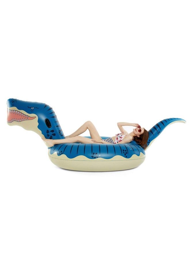 Inflatable Dinosaur Pool Float For Boys Girls Adults 124 Giant Trex Floatie Summer Beach Swimming Pool Inflatables Ride On Party Pool Toys Raft Lounge Kids Tyrannosaurus Rex Toys
