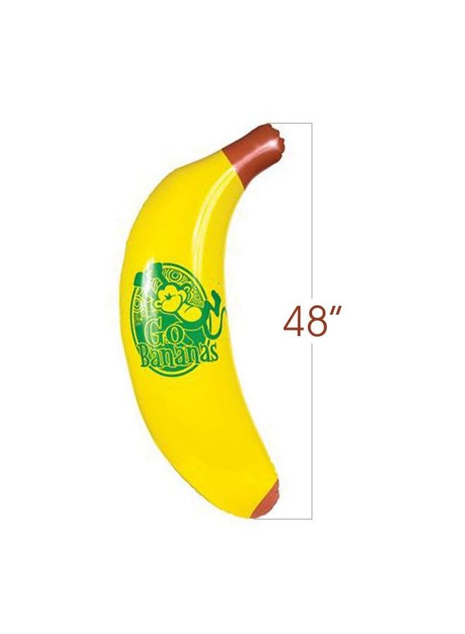46 Inch Banana Inflate Inflatable Food Toys With A Cute Design Fun Birthday Party Decorations Supplies Durable Water Pool Toys For Kids Fun Party Favors