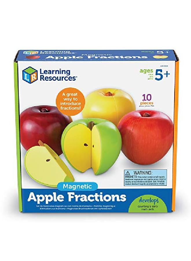 Bring Fractions To Life With These Sectioned Apple Magnets