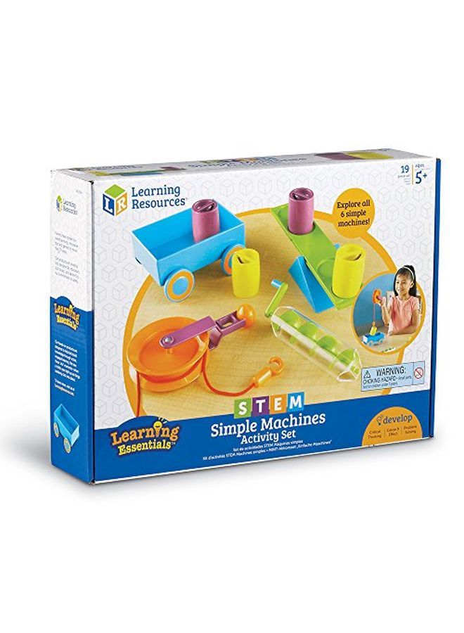 Stem Simple Machines Activity Set Handson Science Activities 19 Pieces Ages 5+