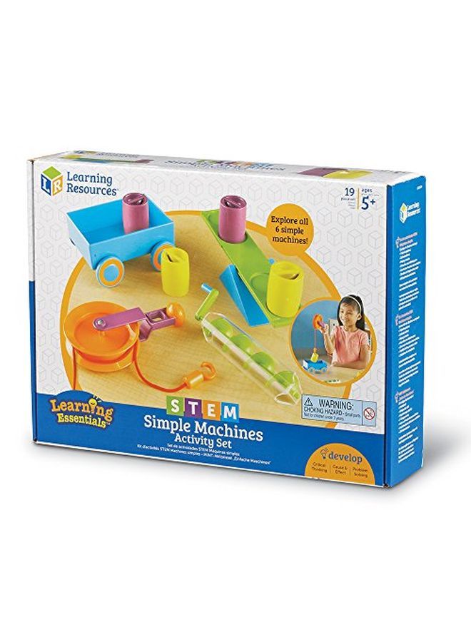 Stem Simple Machines Activity Set Handson Science Activities 19 Pieces Ages 5+