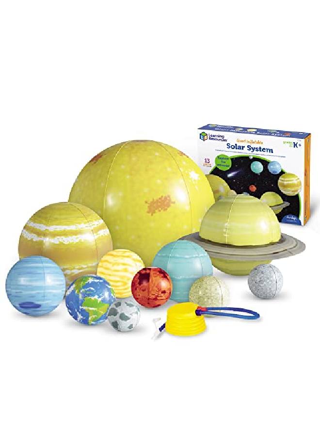 Giant Inflatable Solar System Kids Solar System Astronomy For Kids 8 Planets 13 Pieces Grades K+