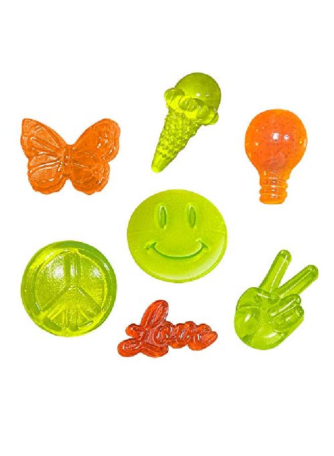 Groovy Glowing Candy Lab Stem Kit ; Make Glowinthedark Candies Ice Cubes ; Explore Luminescence & Chemistry Of Gummies ; Cool Ss Flavors Safe To Eat ; Includes Led Flashlight