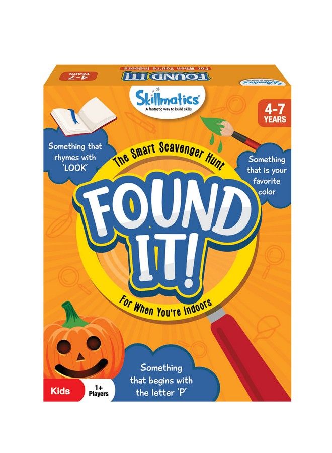 Card Game Found It Indoor Edition, Scavenger Hunt For Kids, Fun Family Game, Gifts For Ages 4 To 7