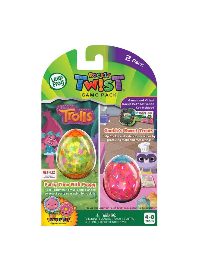 Rockit Twist Dual Game Pack: Trolls Party Time With Poppy And Cookie Sweet Treats