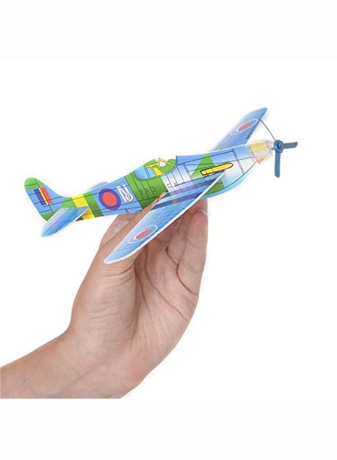 8 Inch Flying Glider Plane Set Of 12