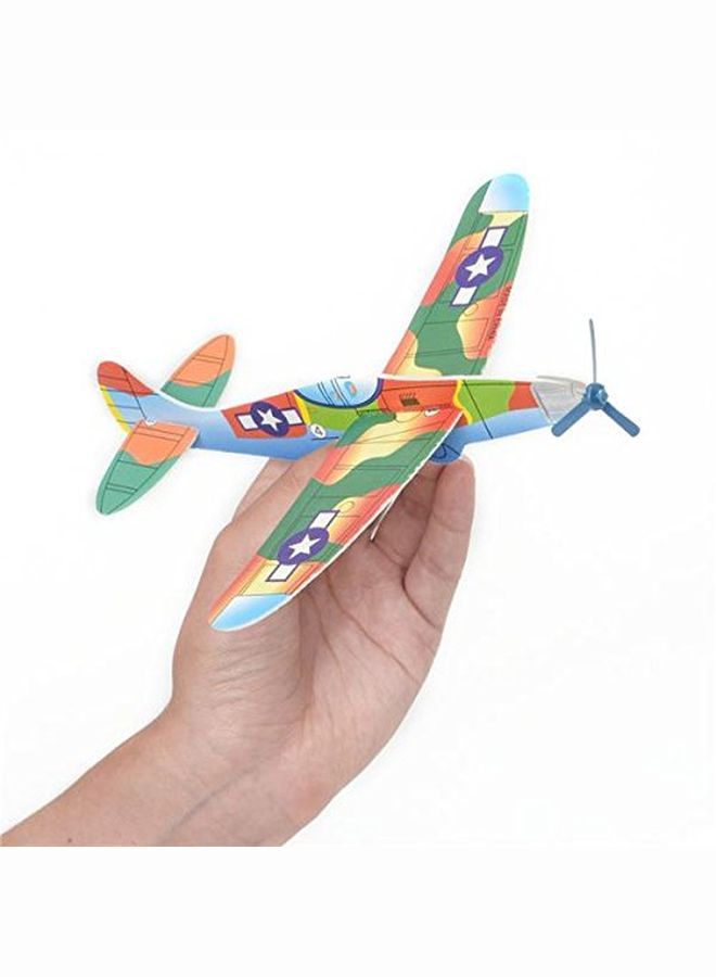 8 Inch Flying Glider Plane Set Of 12