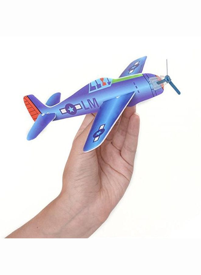 8 Inch Flying Glider Plane Set Of 12