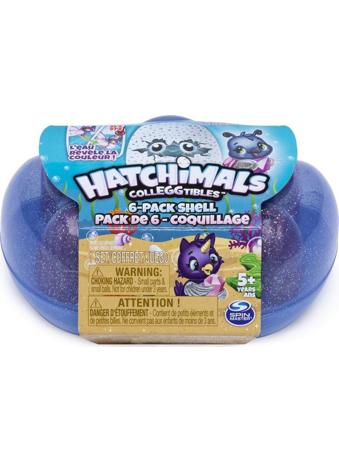 Colleggtibles, Mermal Magic 6 Pack Shell Carrying Case With Season 5 Colleggtibles, For Kids Aged 5 And Up (Color May Vary)