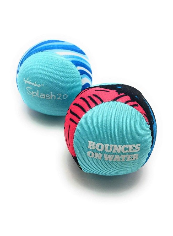 Splash Ball 2.0 Water Bouncing Ball (Colors May Vary) (Two Pack)