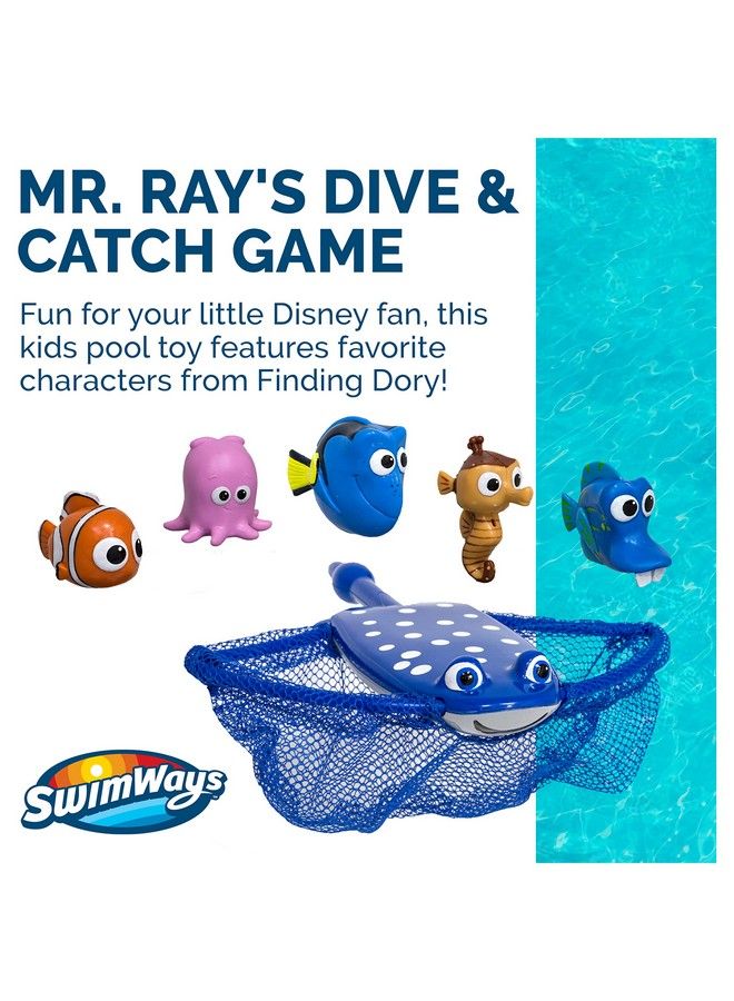 Disney Finding Dory Mr. Ray Dive And Catch Game Bath Toys And Pool Party Supplies For Kids Ages 5 And Up