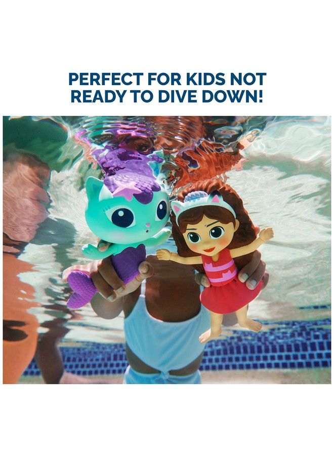 Gabby’S Dollhouse Mercat Floatin Figures Swimming Pool Accessories  Kids Pool Toys GabbyS Dollhouse Party Supplies  Water Toys For Kids Aged 3  Up