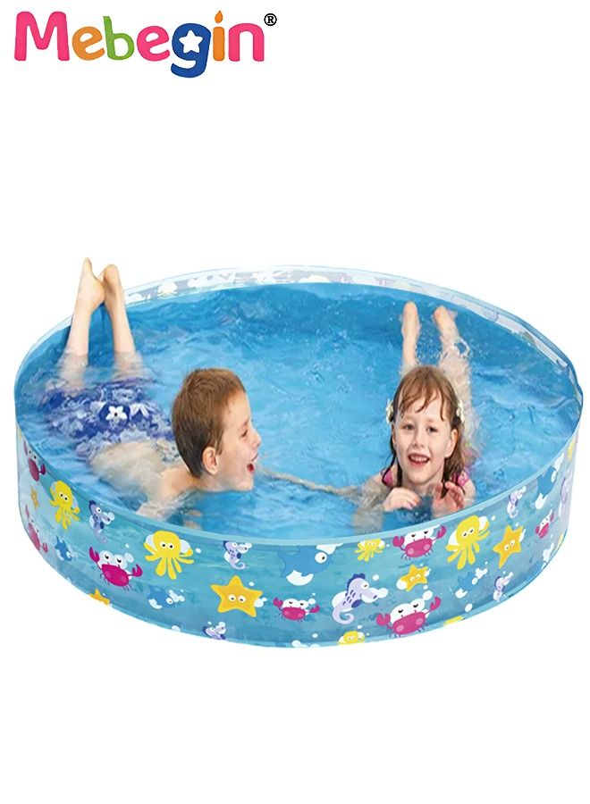 122*25cm Round Shape Swimming Pool for Family Use, Thickened Lounge Pool Ball Pit, Durable Multifunctional Pool, Family Lounge Pool, Ideal Choice for Indoor Entertainment and Outdoor Activities
