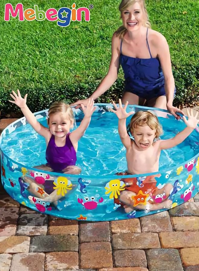 122*25cm Round Shape Swimming Pool for Family Use, Thickened Lounge Pool Ball Pit, Durable Multifunctional Pool, Family Lounge Pool, Ideal Choice for Indoor Entertainment and Outdoor Activities