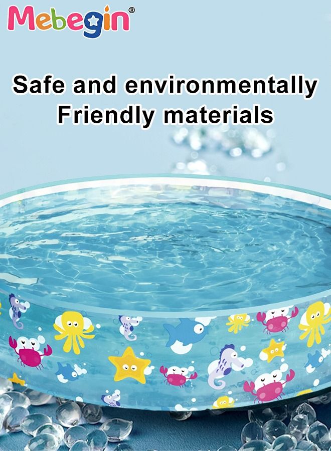 122*25cm Round Shape Swimming Pool for Family Use, Thickened Lounge Pool Ball Pit, Durable Multifunctional Pool, Family Lounge Pool, Ideal Choice for Indoor Entertainment and Outdoor Activities