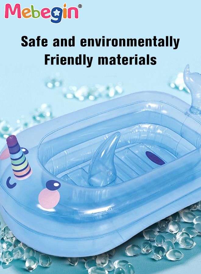 95*62*48cm Inflatable Paddling Pool, Whale Shape Inflatable Swimming Pool, Creative Summer Pool Toys, Crafted with High-quality Materials, Suitable for Outdoor, Garden, Backyard and Summer Water Party