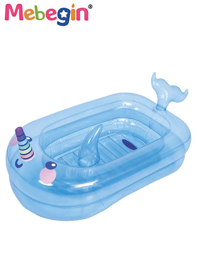 95*62*48cm Inflatable Paddling Pool, Whale Shape Inflatable Swimming Pool, Creative Summer Pool Toys, Crafted with High-quality Materials, Suitable for Outdoor, Garden, Backyard and Summer Water Party