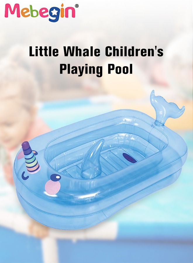 95*62*48cm Inflatable Paddling Pool, Whale Shape Inflatable Swimming Pool, Creative Summer Pool Toys, Crafted with High-quality Materials, Suitable for Outdoor, Garden, Backyard and Summer Water Party