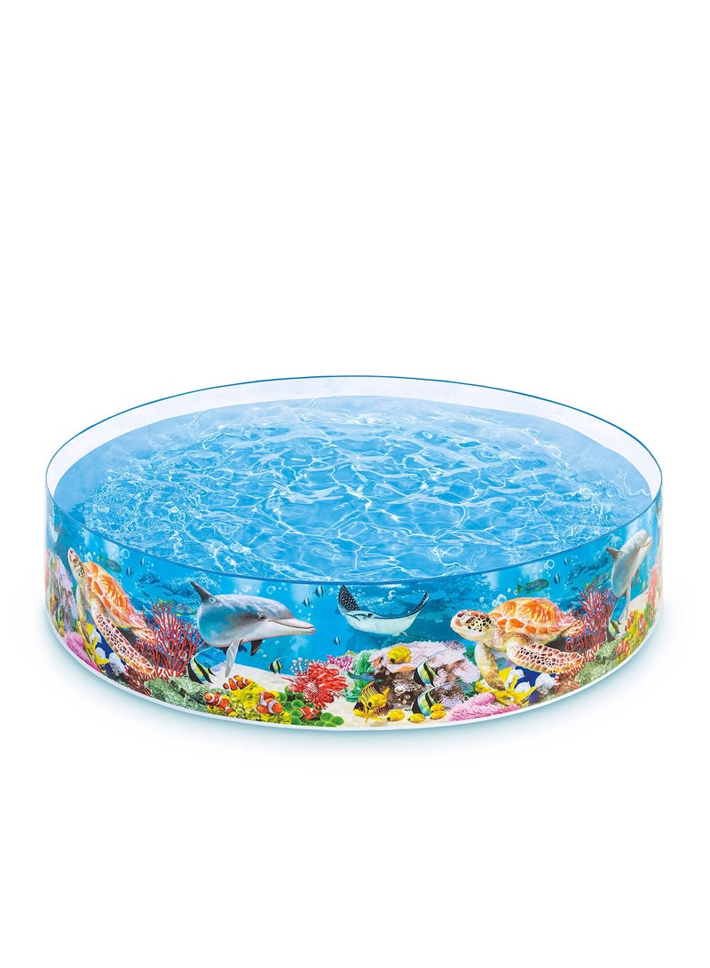 Swimming Pool Children's Pool Deep Sea Blue Children's Pool 8*18 inches