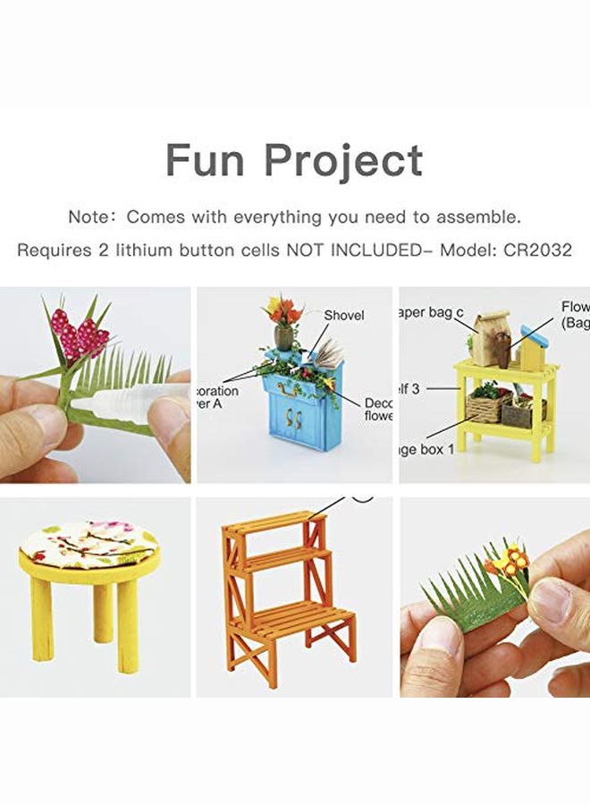 Diy Miniatures Dollhouse Craft Kits For Adult To Build Tiny House Model Christmas Birthday Gift For Family And Friends(Cathy'S Greenhouse)