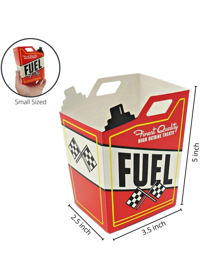 24 Race Car Popcorn Treat Boxes With 24 Checkered Flags, Black And White Racing Flag 6