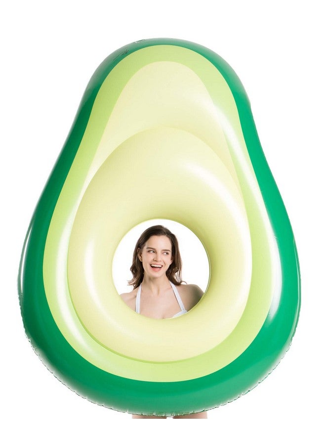 Inflatable Avocado Pool Float Floatie With Ball Water Fun Large Blow Up Summer Beach Swimming Floaty Party Toys Lounge Raft For Kids Adults