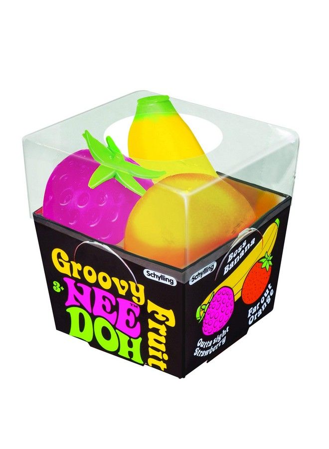 Nee Doh Groovy Fruit Novelty Toy (Gfnd)