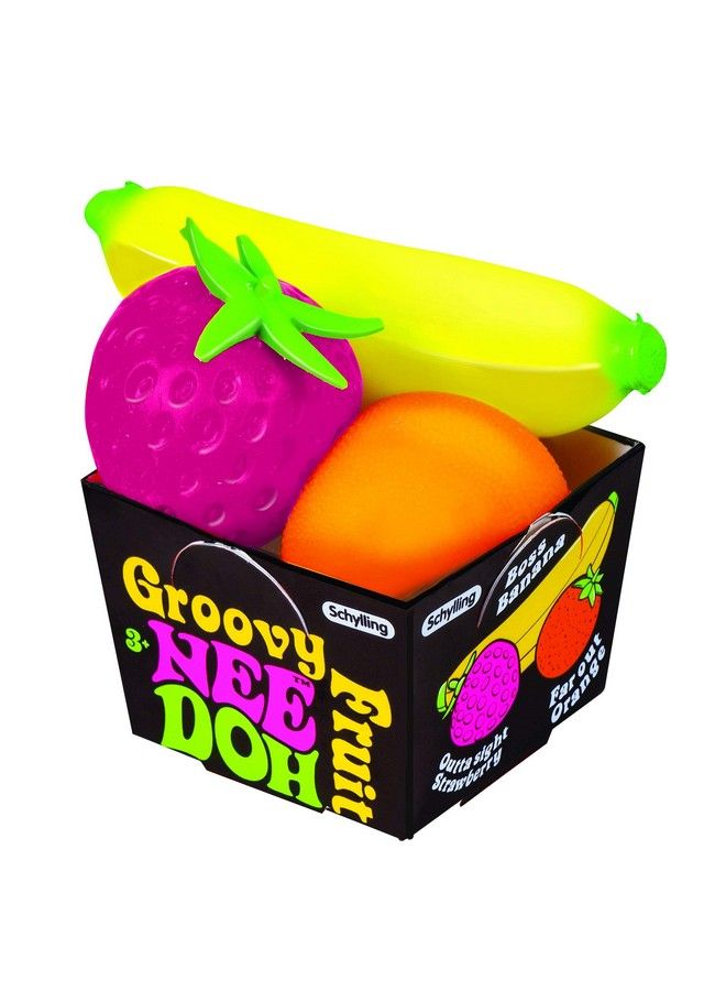 Nee Doh Groovy Fruit Novelty Toy (Gfnd)