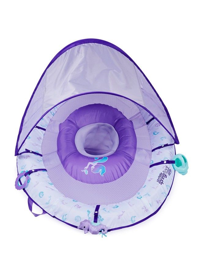Ultra Baby Spring Float Premium Inflatable Baby Pool Float With Sun Canopy Fast Inflation & Carry Bag (924 Months) Mermaid Toys For Kids