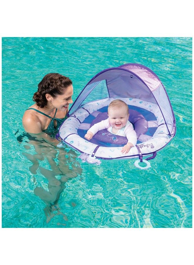 Ultra Baby Spring Float Premium Inflatable Baby Pool Float With Sun Canopy Fast Inflation & Carry Bag (924 Months) Mermaid Toys For Kids