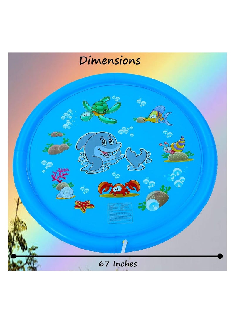 Splash Pad for Kids Outdoor Water Fun 67