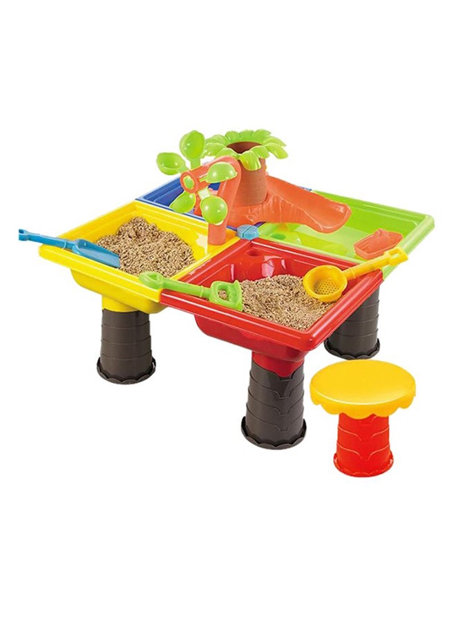 Sand Playing Toy Set Unique Shape Design, Portable Durable For Children 18x14x18inch