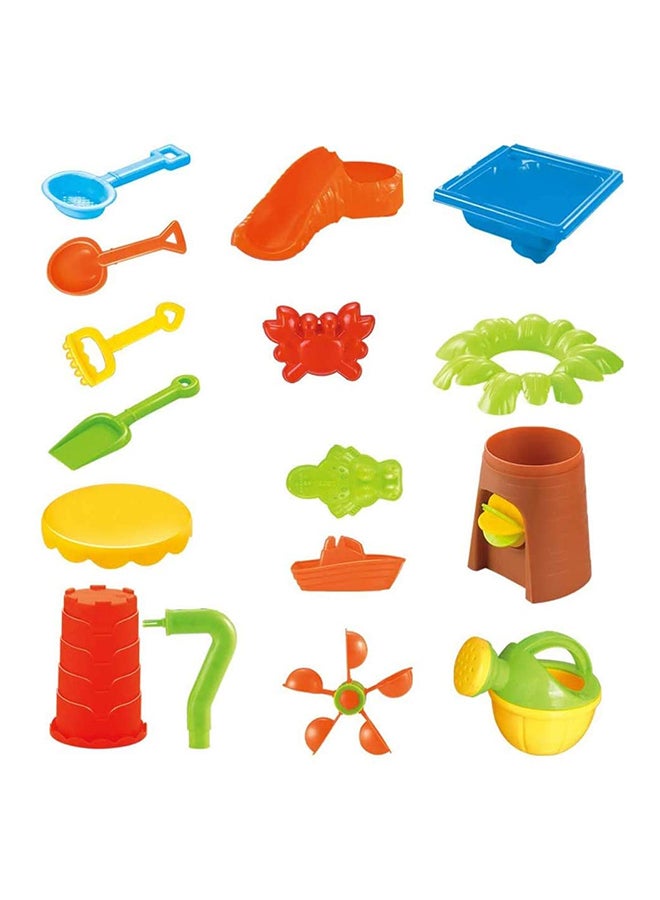 Sand Playing Toy Set Unique Shape Design, Portable Durable For Children 18x14x18inch