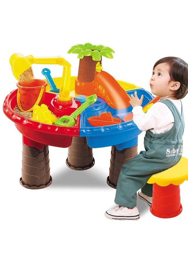 Sand Playing Toy Set Unique Shape Design, Portable Durable For Children 18x14x18inch