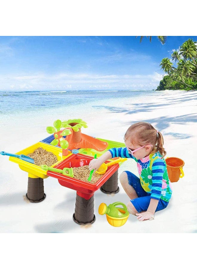 Sand Playing Toy Set Unique Shape Design, Portable Durable For Children 18x14x18inch