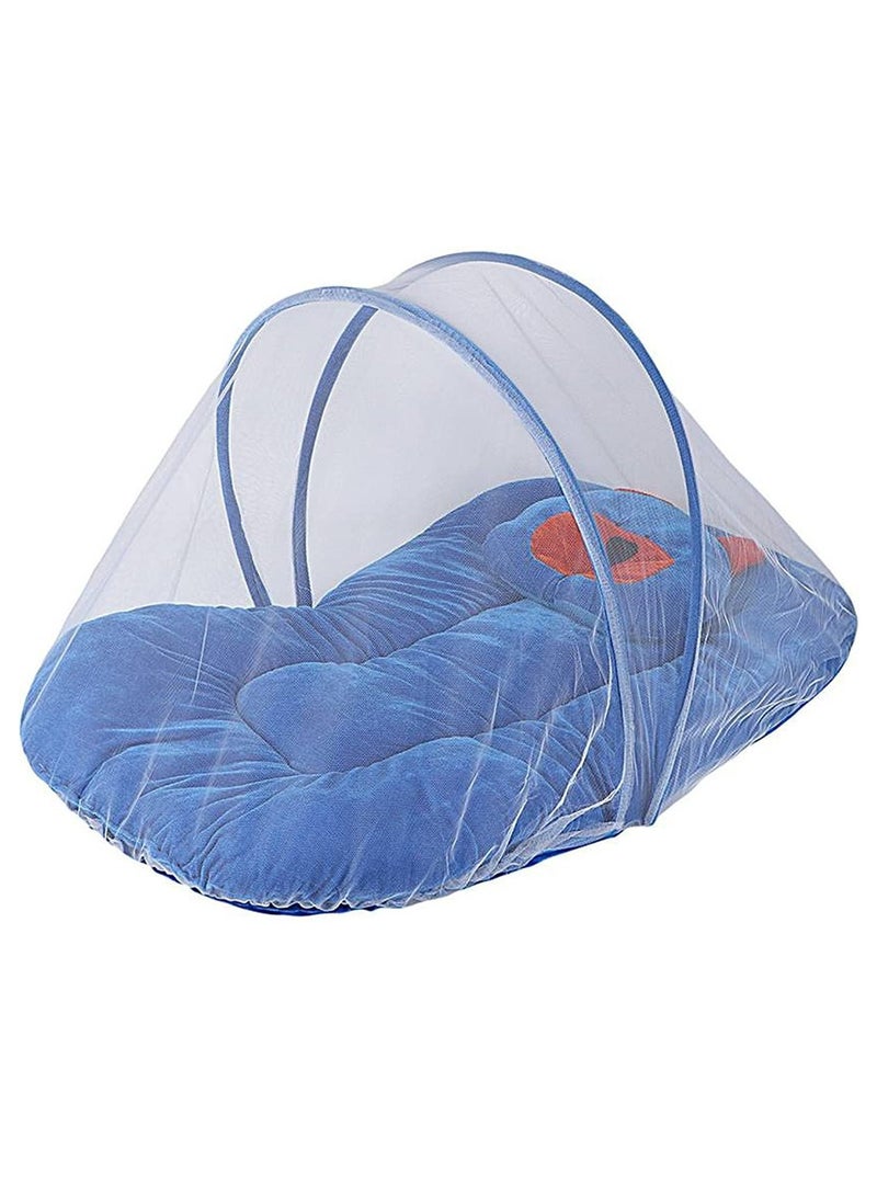 Baby Wrapper and Foldable Mosquito Bed net with Pillow