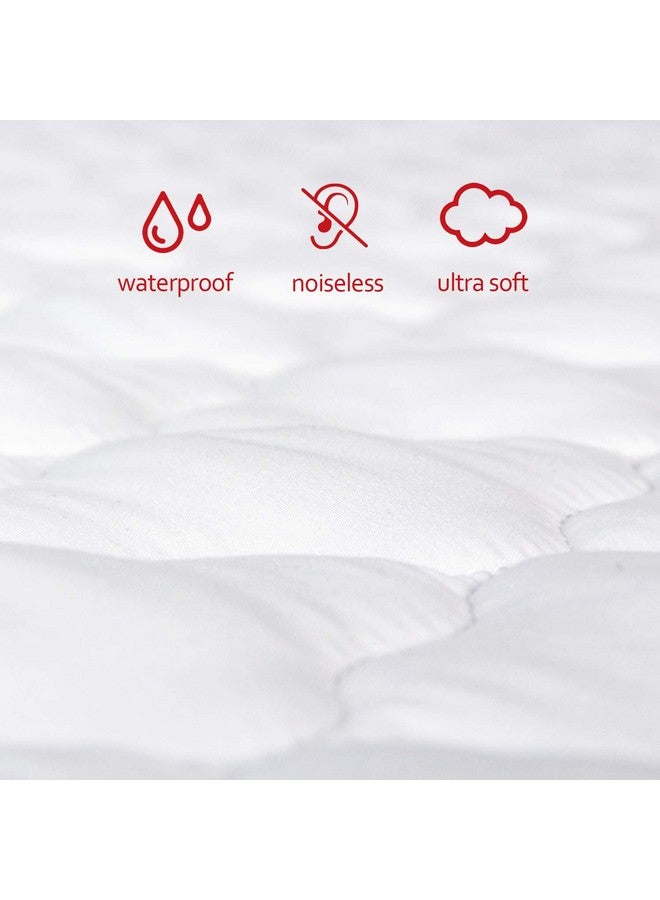 Waterproof Playard Mattress Pad Sheet For 4Moms Playard Mattress Cover Protector Fits 4Moms Breeze Plus Playard & Breeze Go Playard Pack N Play Sheet Fits 28.5