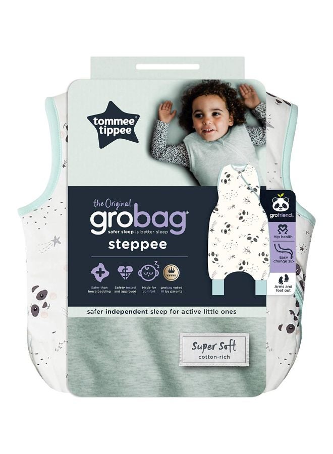 Grobag Steppee Baby Sleeping Snuggle Bag, 6-18 M - Panda