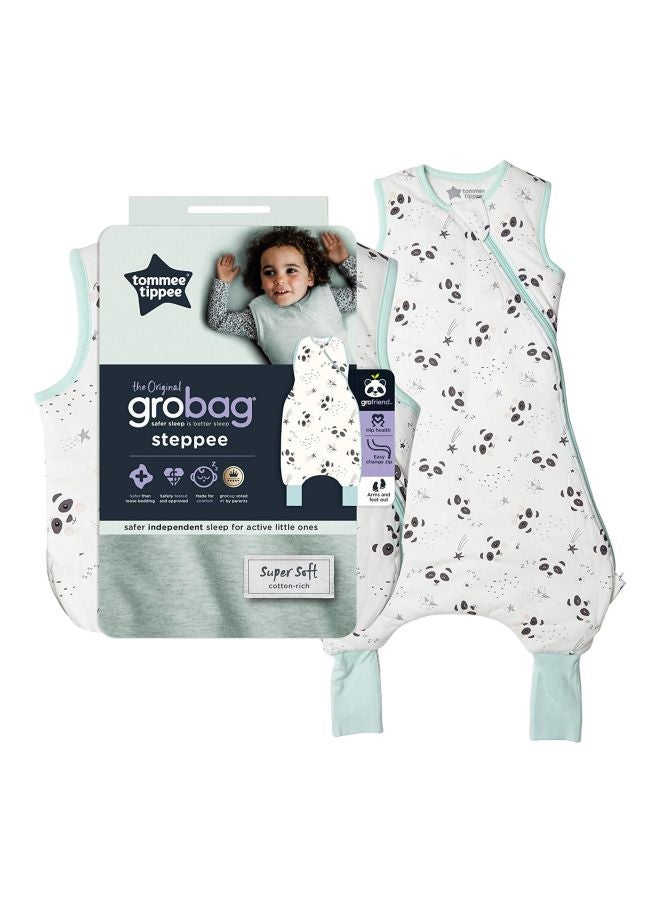 Grobag Steppee Baby Sleeping Snuggle Bag, 6-18 M - Panda