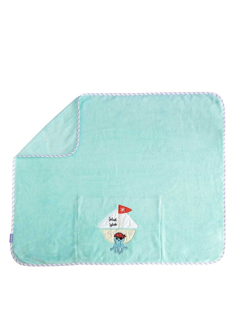 Milk&Moo Sailor Octopus Ultra Soft Swaddle Baby Blanket