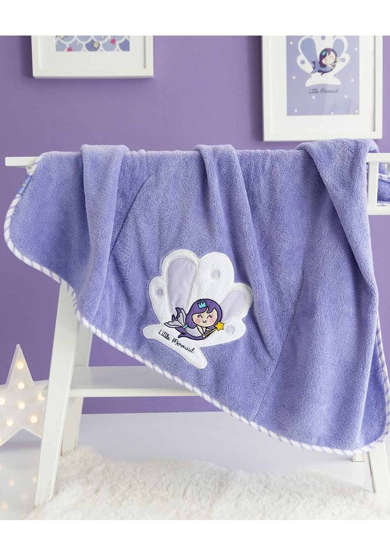 Milk&Moo Little Mermaid Ultra Soft Swaddle Baby Blanket