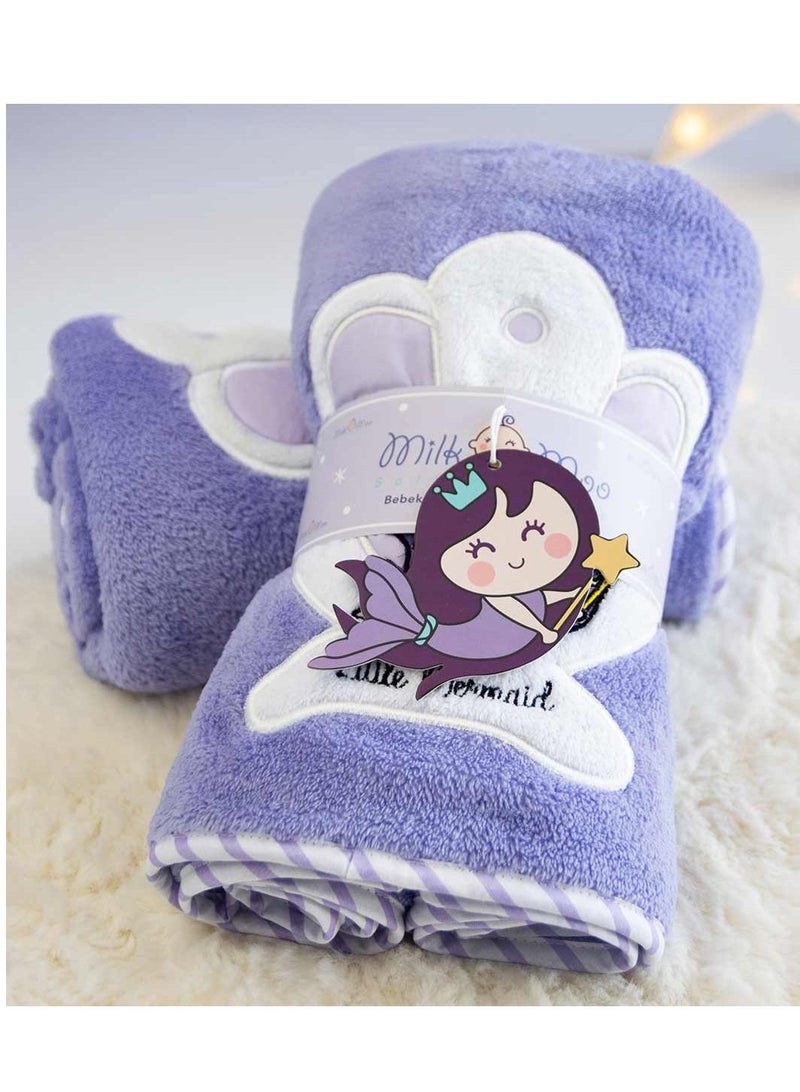 Milk&Moo Little Mermaid Ultra Soft Swaddle Baby Blanket