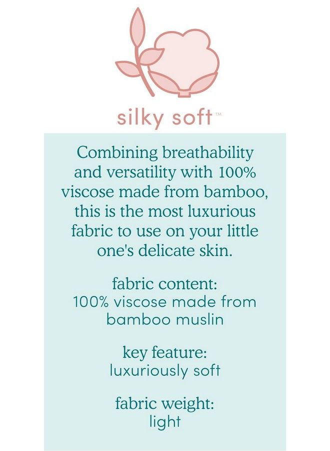 Silky Soft Bamboo Viscose Baby Blanket Crib Bedding For Newborn Baby And Toddler Nursery Blanket For Boys And Girls Baby Registry And Shower Gift Florentine