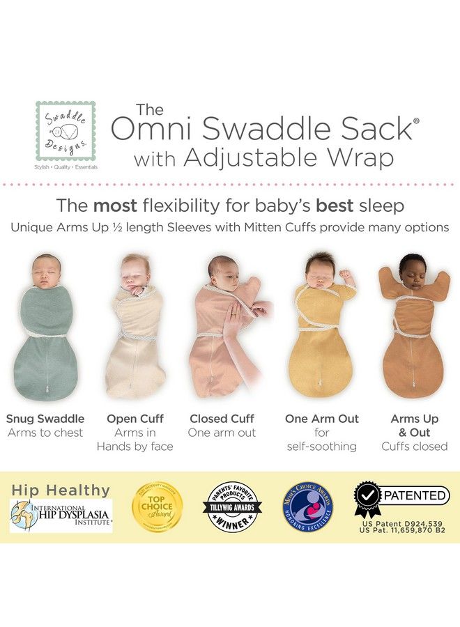 6 Way Omni Swaddle Sack For Newborn With Wrap & Arms Up Sleeves & Mitten Cuffs Easy Transition Better Sleep For Baby Boys & Girls Heathered Gray Hello World Small 0 3 Months