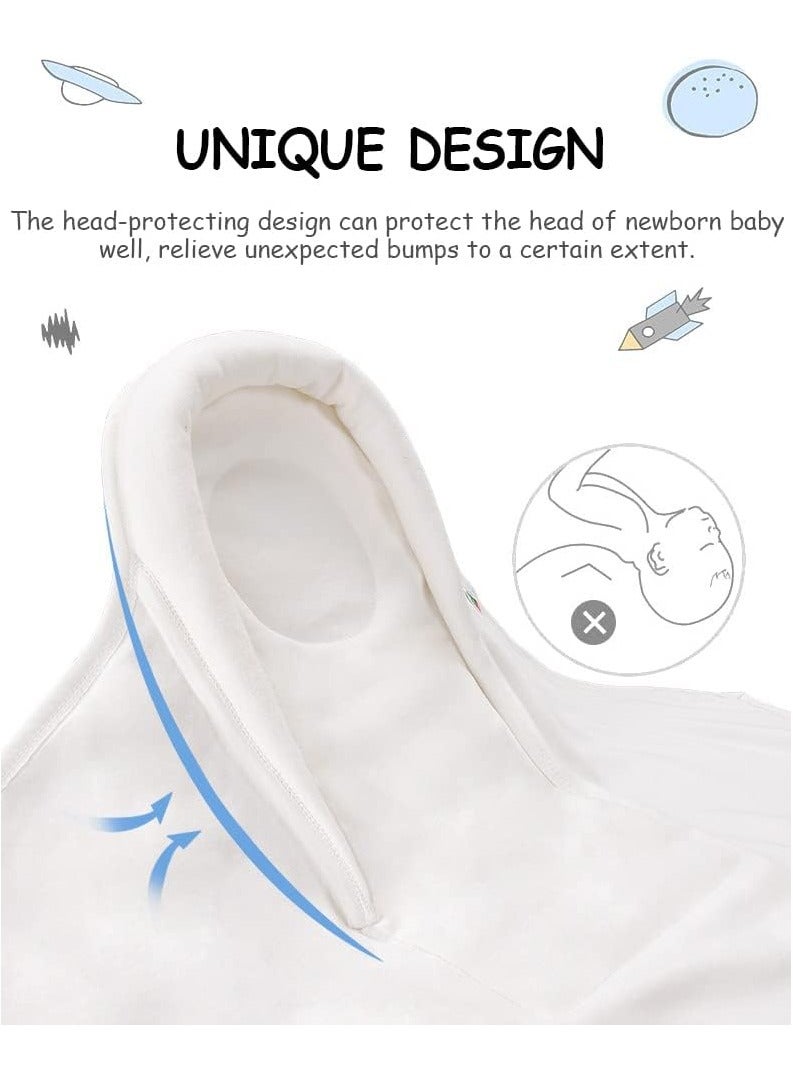 Baby Swaddle Blanket, Newborn Infant Receiving Swaddling Wrap for Boy and Girl (A)