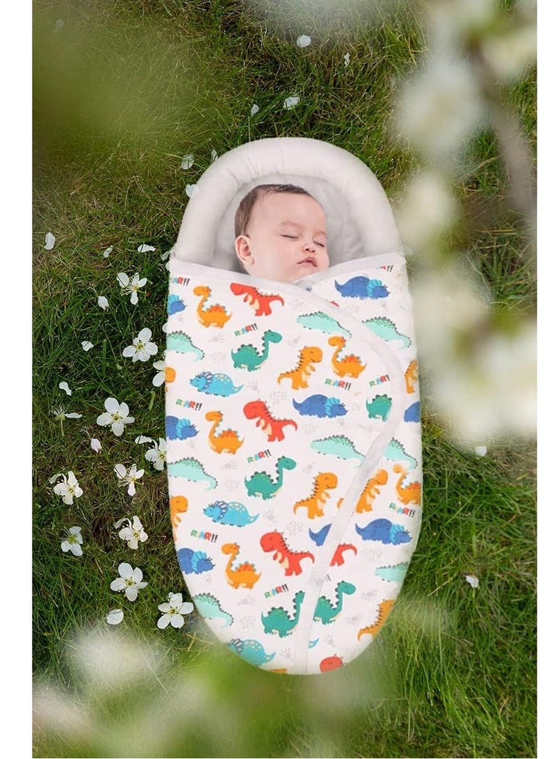 Baby Swaddle Blanket, Newborn Infant Receiving Swaddling Wrap for Boy and Girl (A)