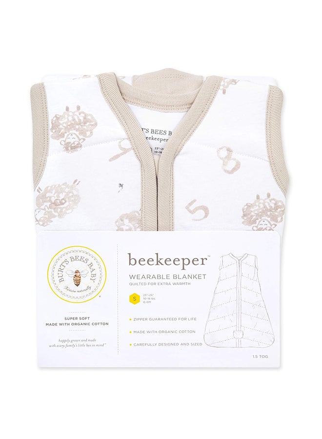 Unisex-Baby Beekeeper Wearable Blanket, 100% Organic Cotton, Swaddle Transition Sleeping Bag